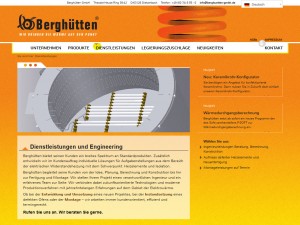 Webseite berghuetten-gmbh.de